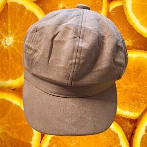 Tan Newsboy Hat Cap‎ Size 58